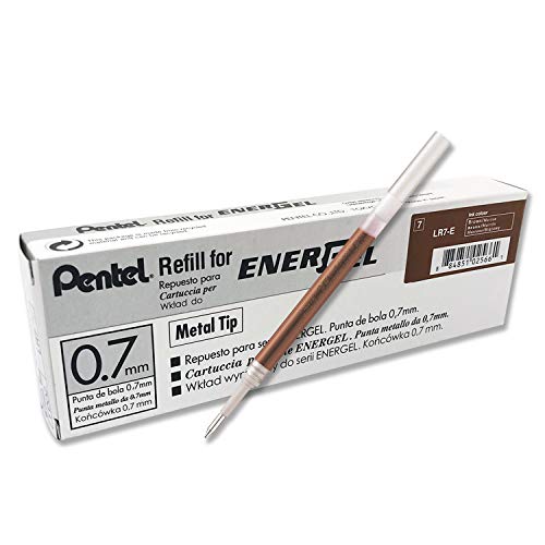 pentel-energel-lr7-lot-de-12-recharges-roller-0-7-mm-vert-clair image 6