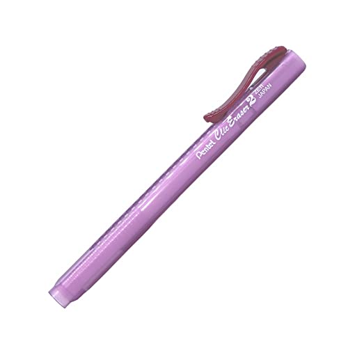 pentel-ain-ze11t-b-stylo-gomme-rechargeable-rose-translucide-lot-de-12 image 6