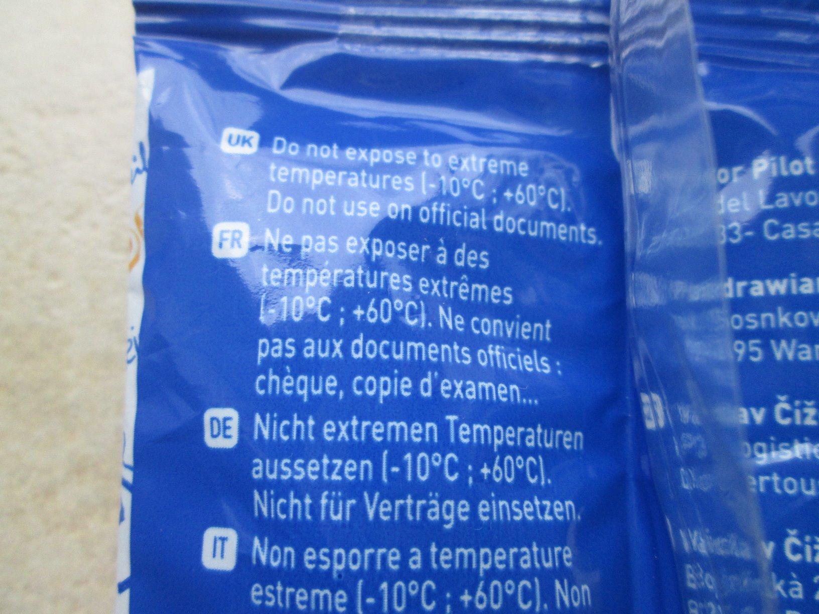 Idéal au bureau, zéro blanc