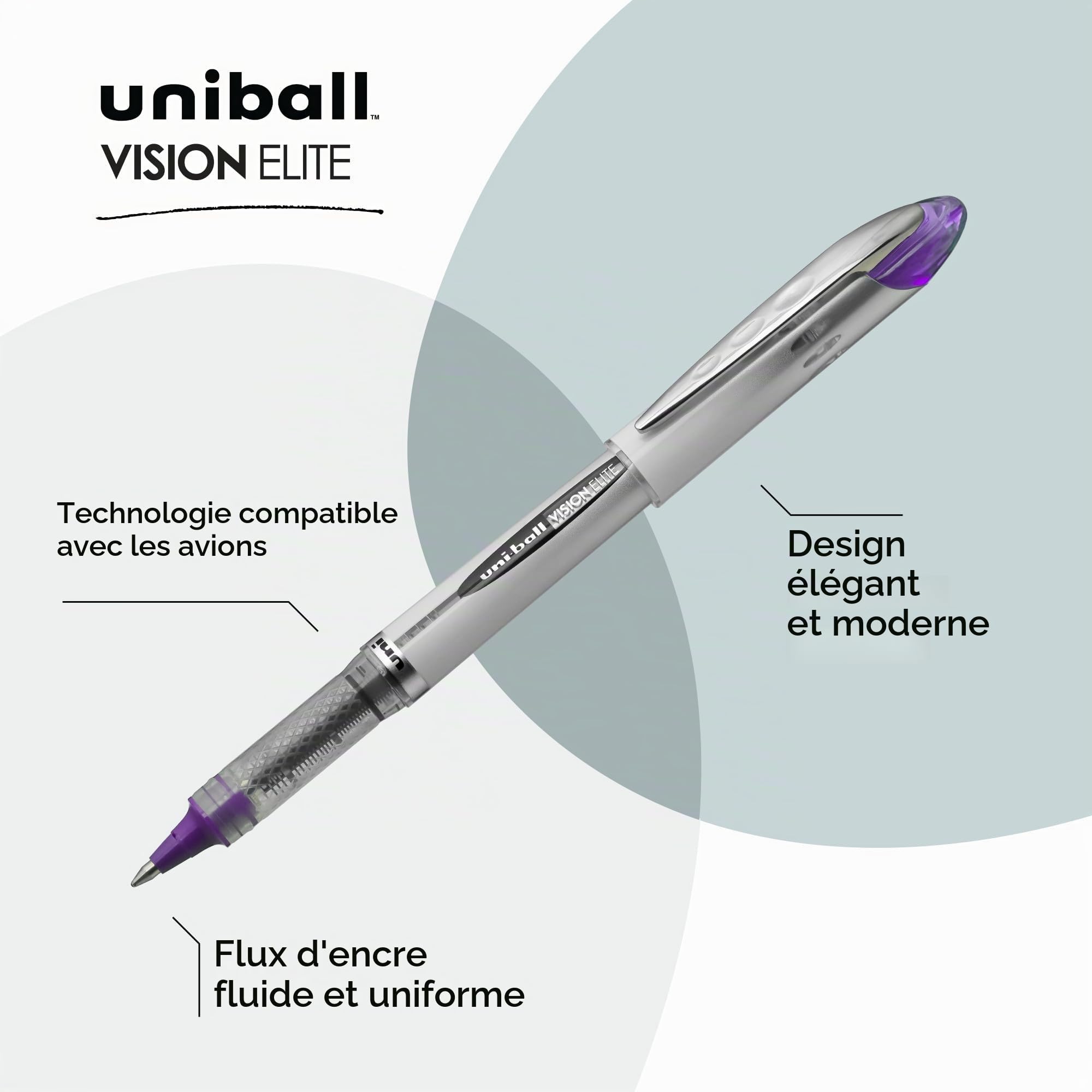 uni-ball-vision-elite-roller-encre-liquide-0-8-mm-anti-fraude-et-anti-fuite-avio image 4