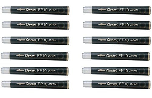pentel-pocket-brush-fp10-cartouches-encre-noire-lot-de-12-tuis-de-4-cartouches image 6
