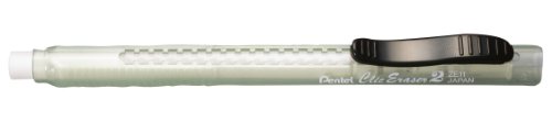 pentel-ze11t-d-lot-de-12-gommes-stylo-clic-eraser-corps-vert-translucide-gomme-b image 3