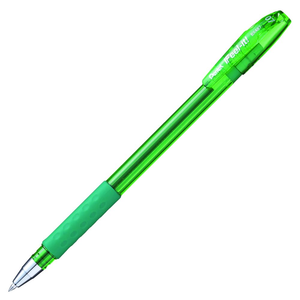 pentel-i-feel-it-bx487-lot-de-12-stylos-bille-0-7-mm-rouge-encre-faible-viscosit image 7