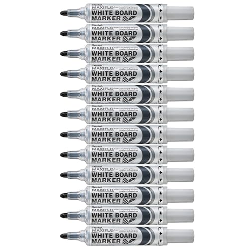 pentel-maxiflo-mwl5m-marqueur-tableau-blanc-violet-pointe-conique-large-6-mm-lot image 6