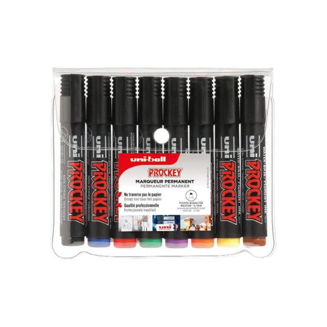 uni-ball-uni-prockey-pm126-marqueur-permanent-inodore-pointe-biseaut-e-5-7-mm-lo image 1