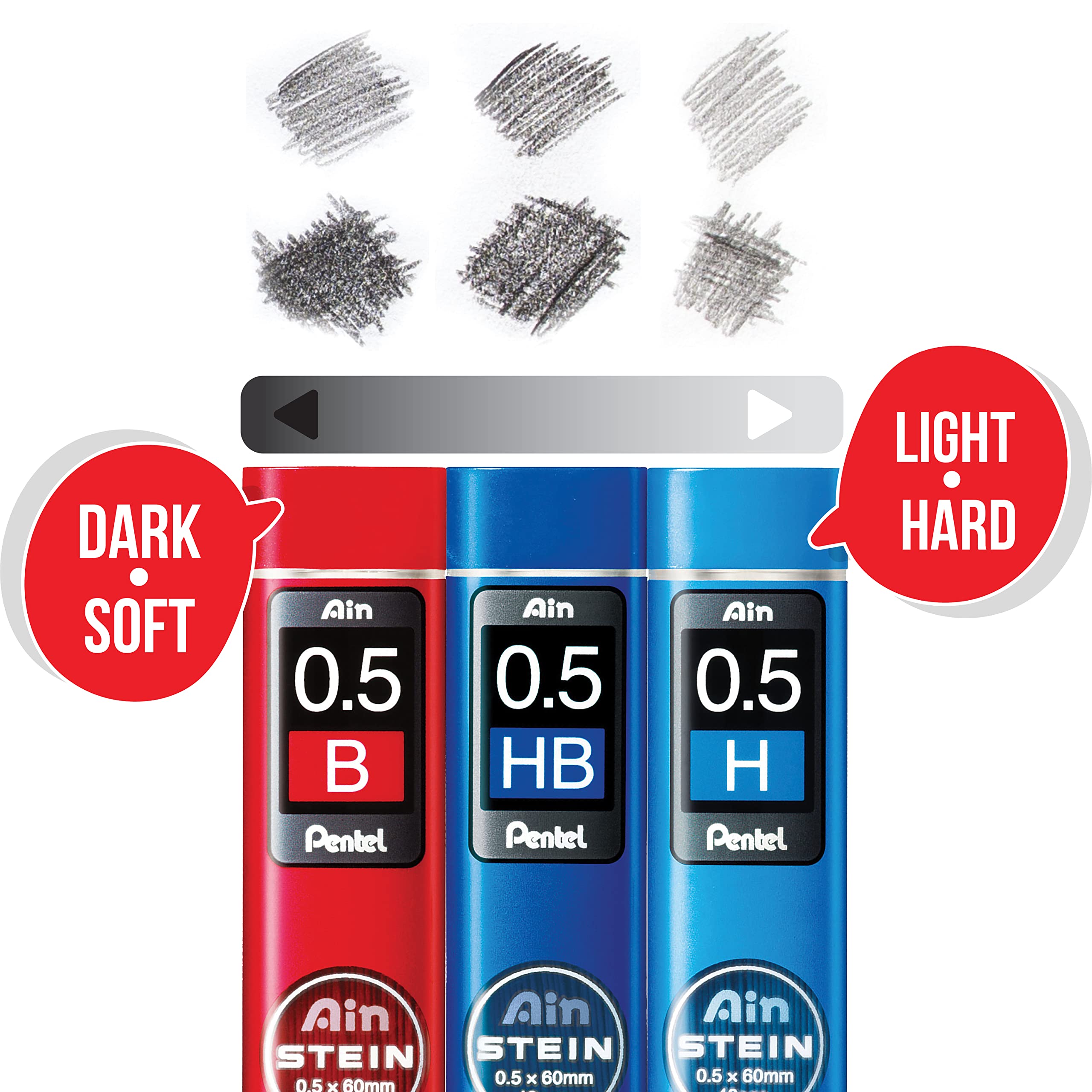 pentel-ain-stein-c275-b-lot-de-12-tuis-de-mines-0-5-mm-b-pour-porte-mine image 6