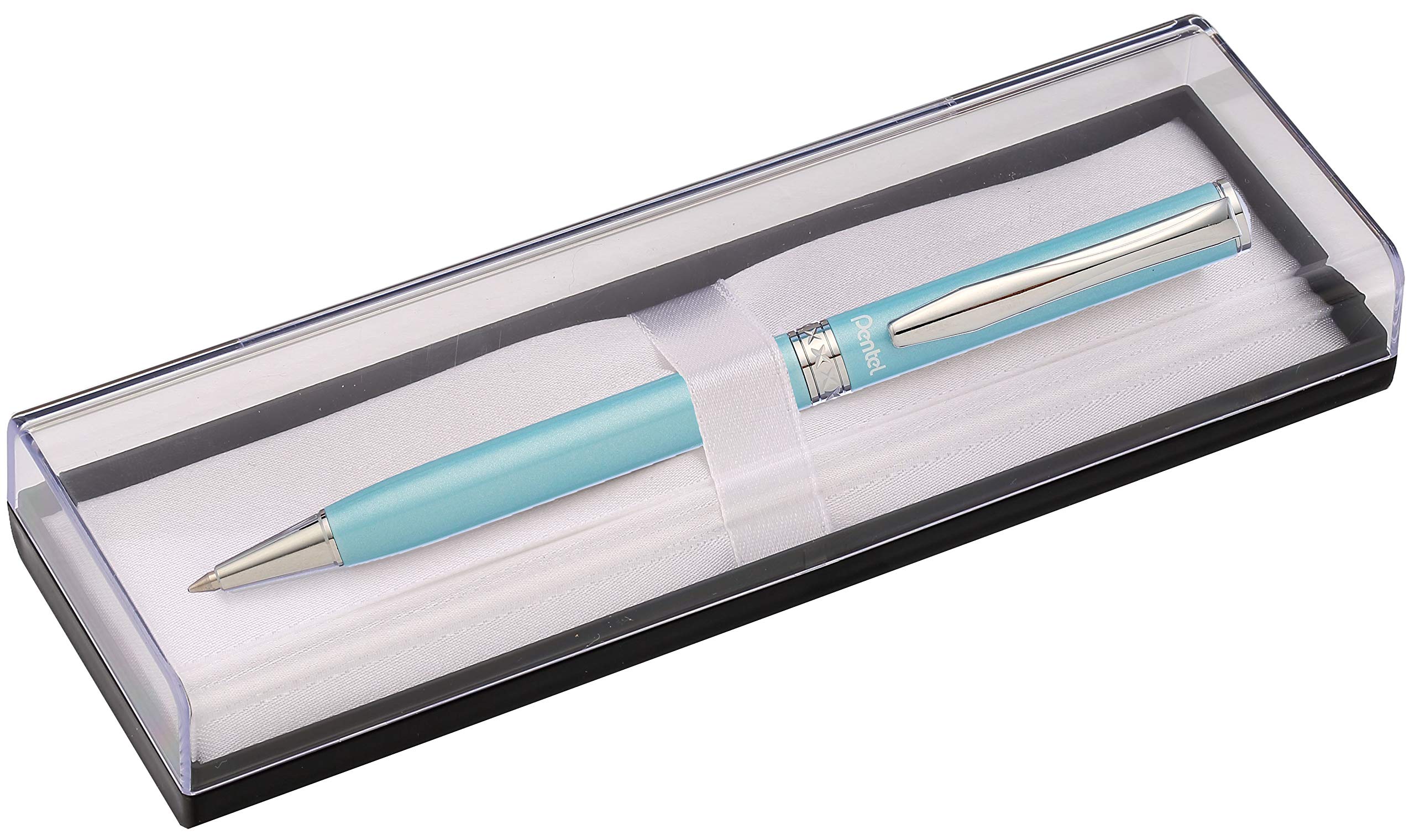 pentel-sterling-stylo-bille-r-tractable-cr-me-0-7-mm-noir image 5