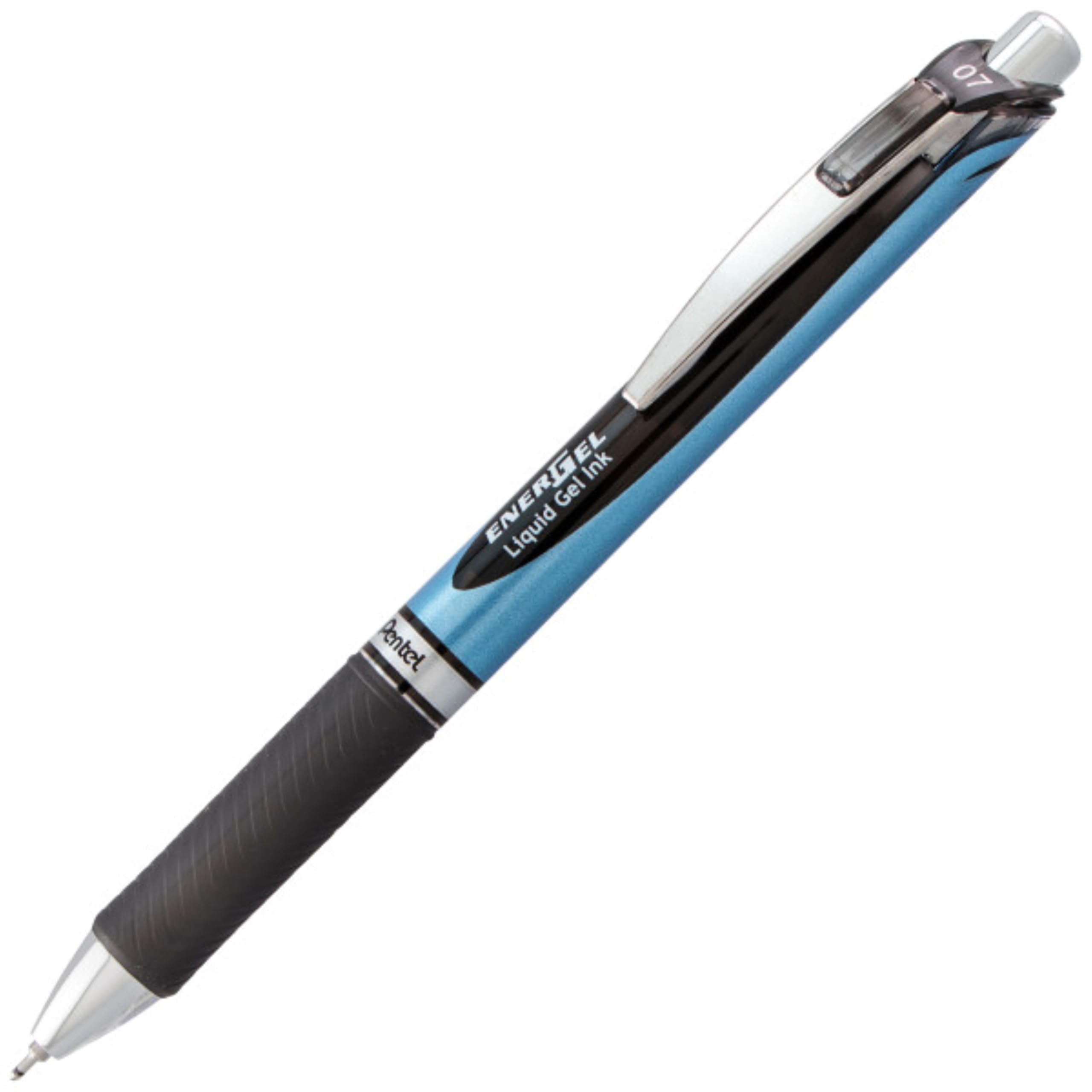 pentel-energel-rtx-roller-gel-r-tractable-0-7-mm-noir-lot-de-10 image 2