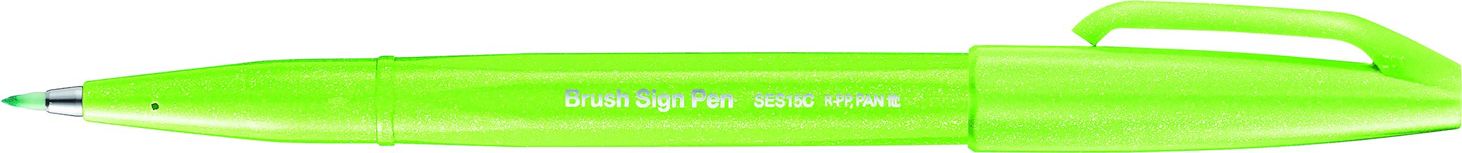 pentel-fude-touch-sign-pen-ses15c-y-feutre-pinceau-ocre-lot-de-10 image 5