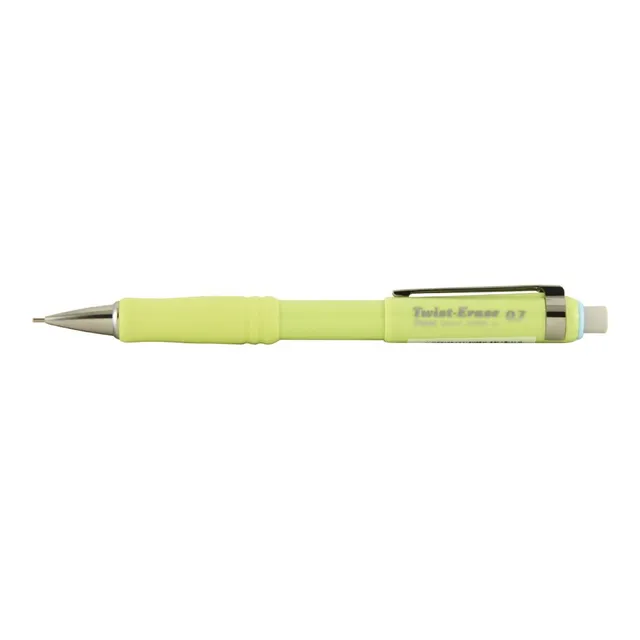 pentel-twist-erase-iii-porte-mine-0-7-mm-corps-vert-c-ladon image 1