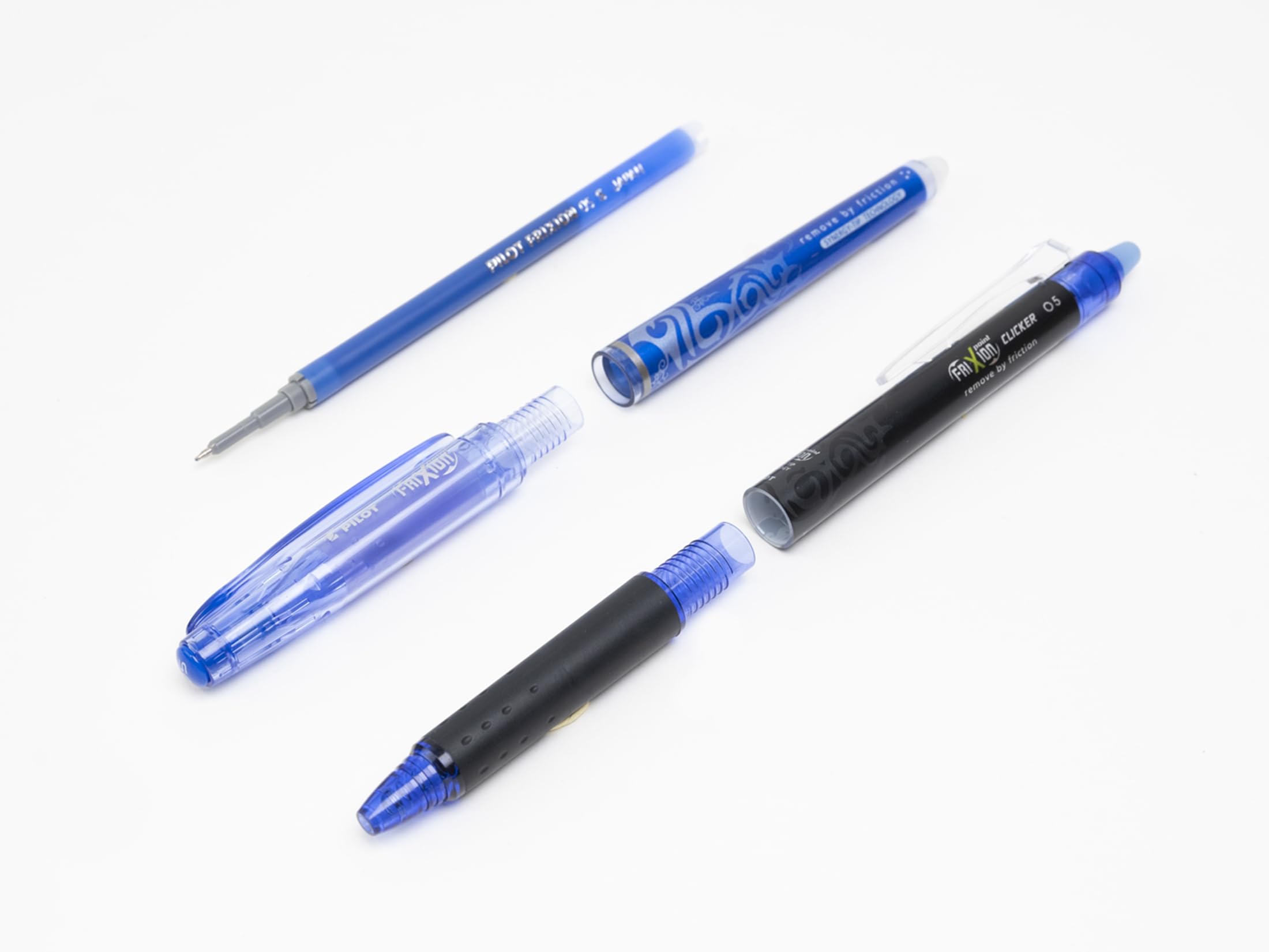 pilot-frixion-point-roller-effa-able-pointe-fine-0-5-mm-bleu-lot-de-5 image 4