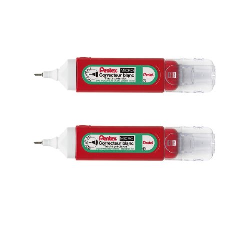 pentel-zlc31w-lot-de-2-correcteurs-liquide-pointe-micro-fine-12-ml image 2
