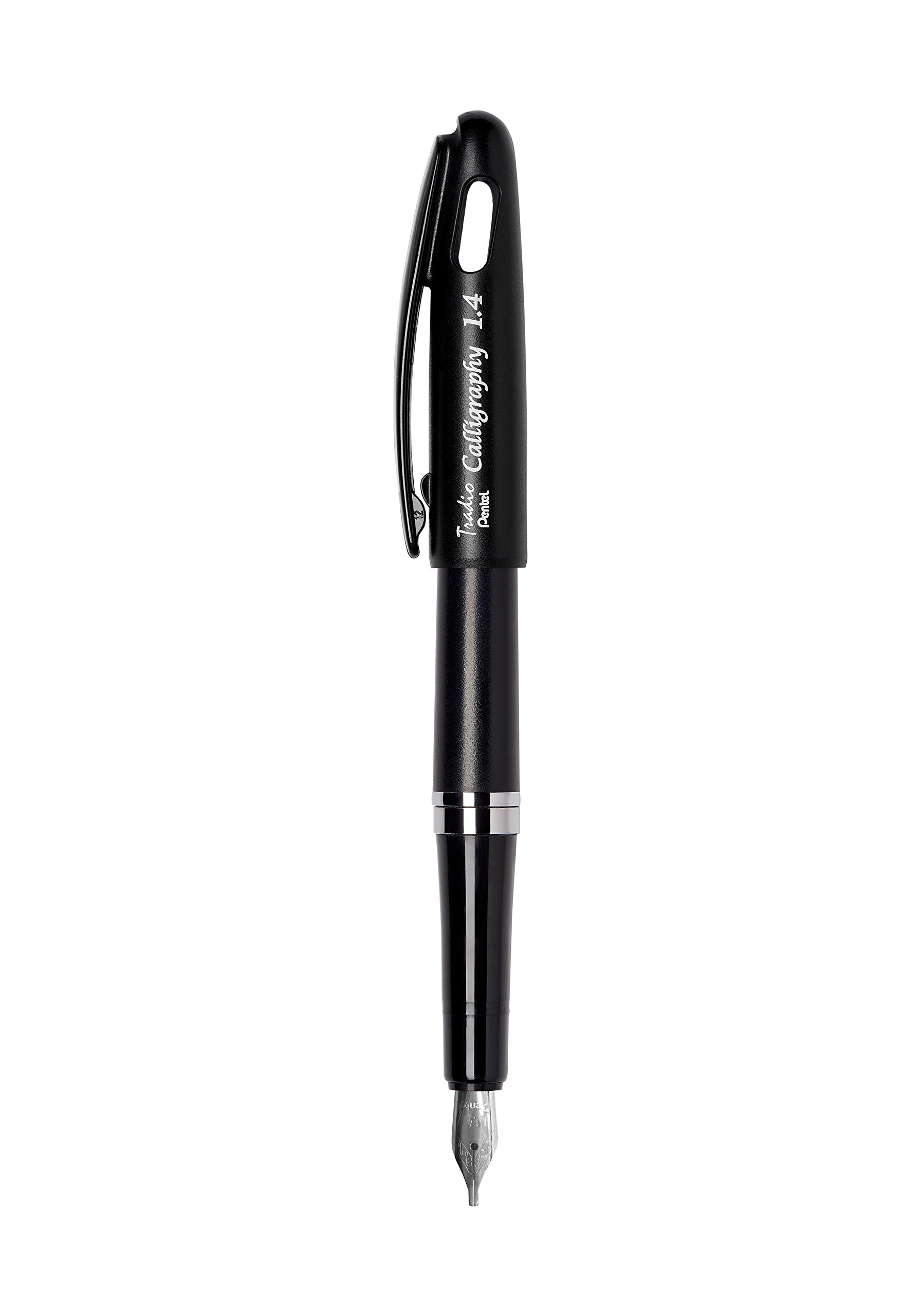 pentel-tradio-calligraphy-stylo-plume-calligraphie-1-4-mm-noir image 2