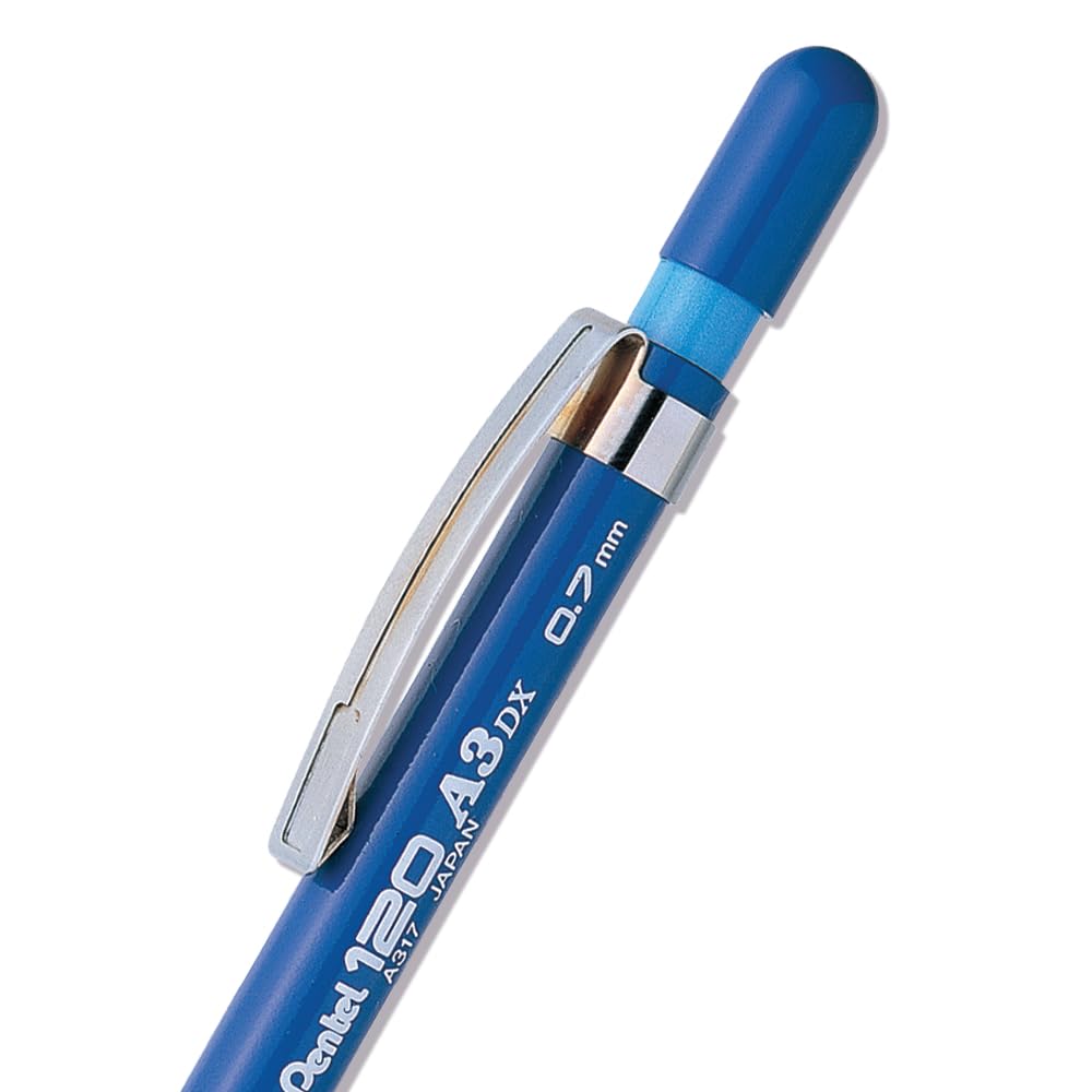 pentel-hi-graph-lot-de-12-porte-mines-0-7-mm-canon-4-mm-bleu image 3