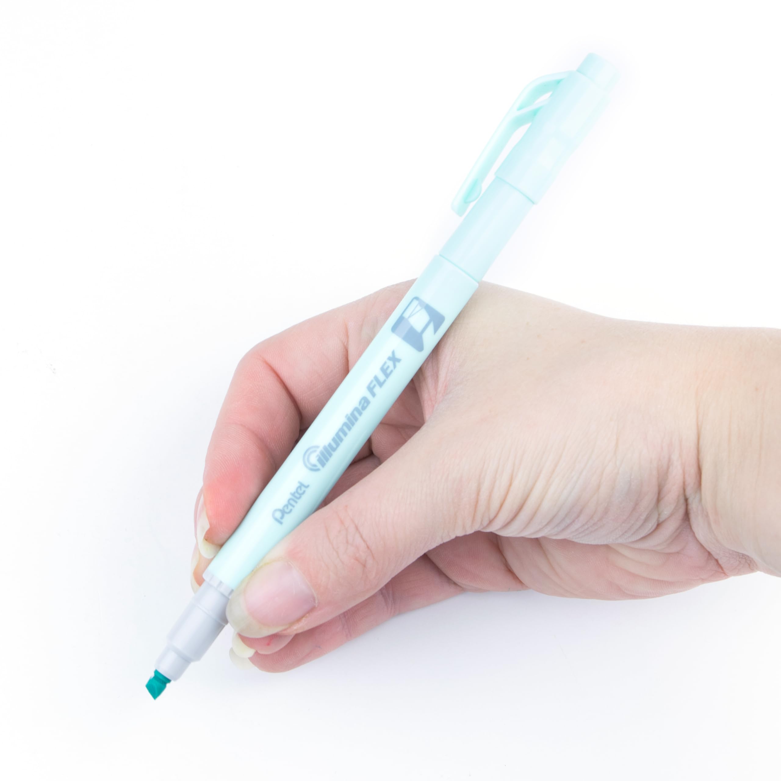 pentel-illumina-flex-slw11p-surligneur-bi-pointe-pastel-rose-lot-de-10 image 4