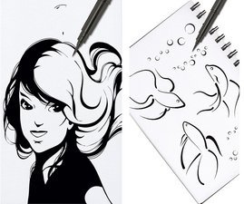 pentel-pocket-brush-fp10-cartouches-encre-noire-lot-de-12-tuis-de-4-cartouches image 7