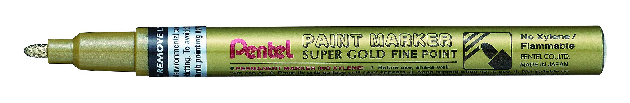 pentel-arts-pack-no-l-5-pi-ces-marqueurs-paint-marker-or-argent-rollers-gel-dual image 2
