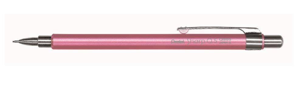 pentel-qs55-p-lot-de-10-mini-porte-mines-rechargeables-0-5-mm-rose image 1