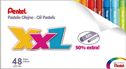 pentel-gh-48-bo-te-de-48-pastels-l-huile-10-mm-couleurs-assorties image 6