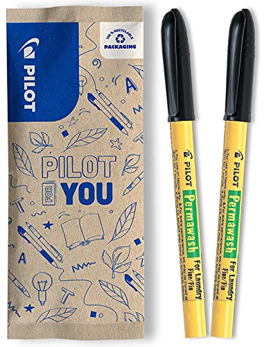 pilot-permawash-marqueur-textile-noir-pointe-fine-2-mm-lot-de-2 image 7