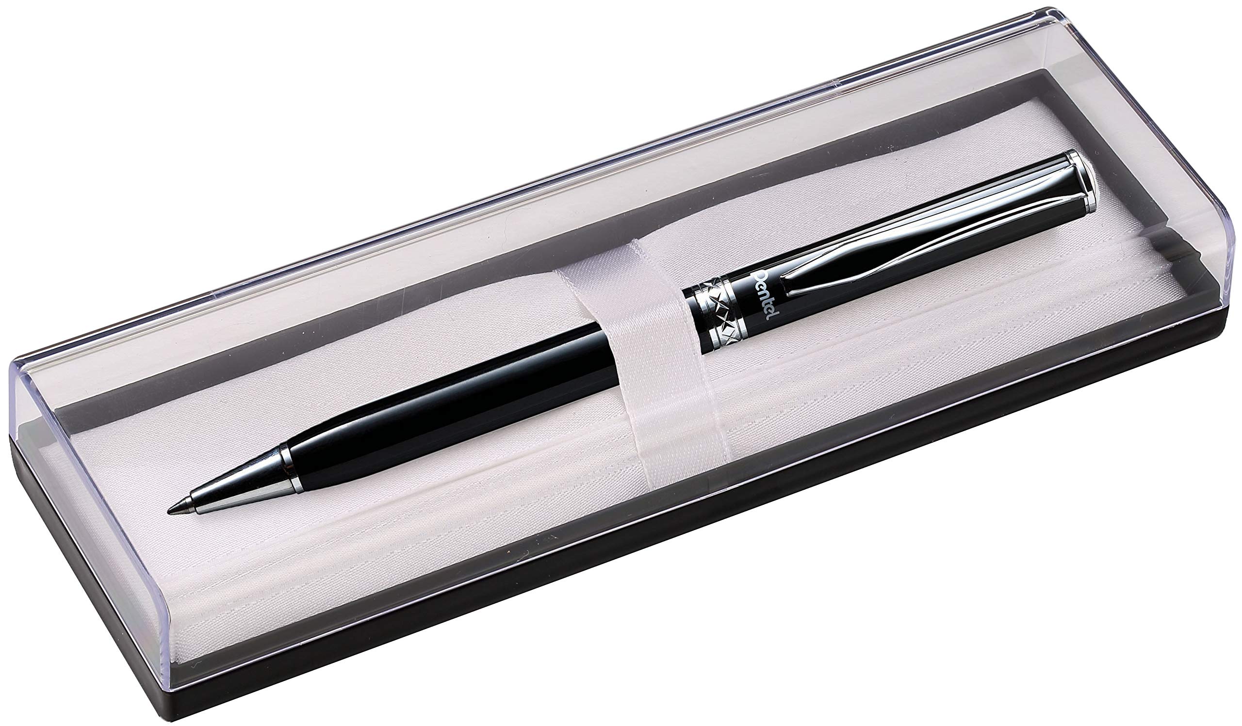 pentel-sterling-stylo-bille-r-tractable-cr-me-0-7-mm-noir image 8