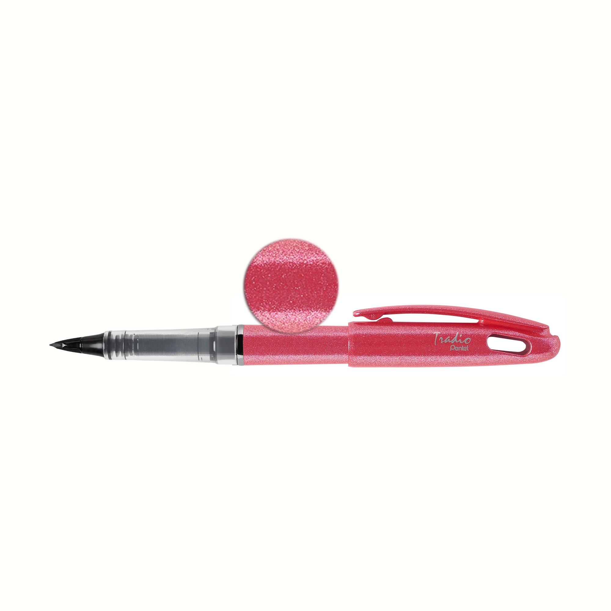 pentel-tradio-iridescence-feutre-plume-rose-lot-de-12 image 2