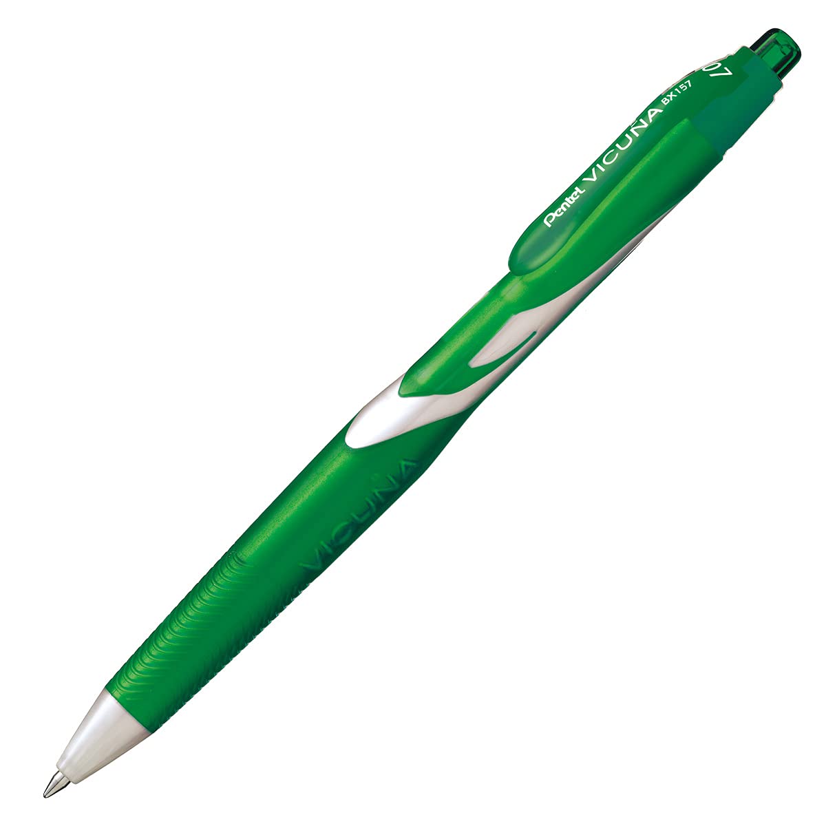 pentel-vicuna-stylo-bille-r-tractable-rose-lot-de-12-pointe-fine-0-7-mm image 7