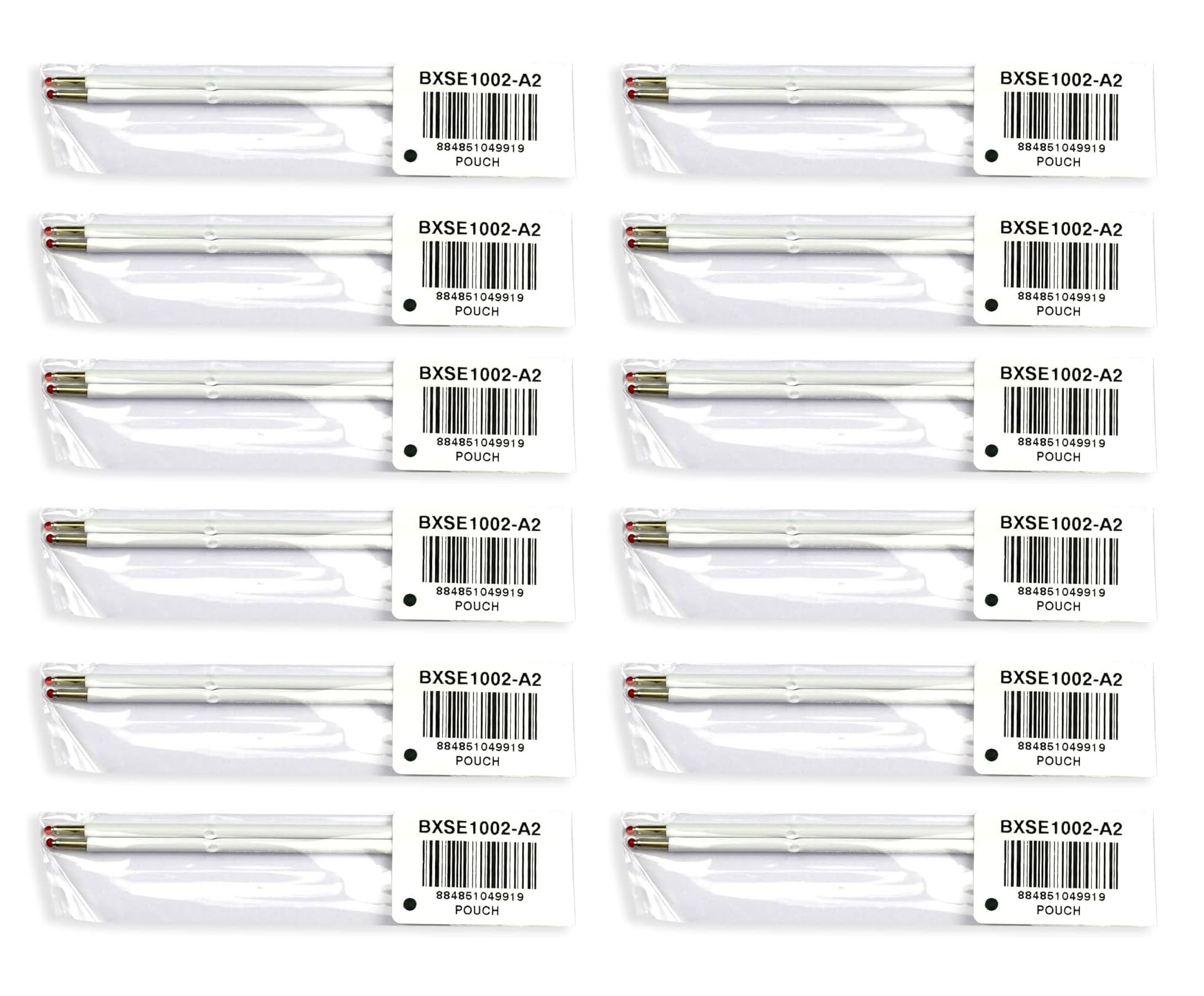 pentel-izee-bx460-lot-de-12-recharges-bille-1-0-mm-violettes-encre-basse-viscosi image 5