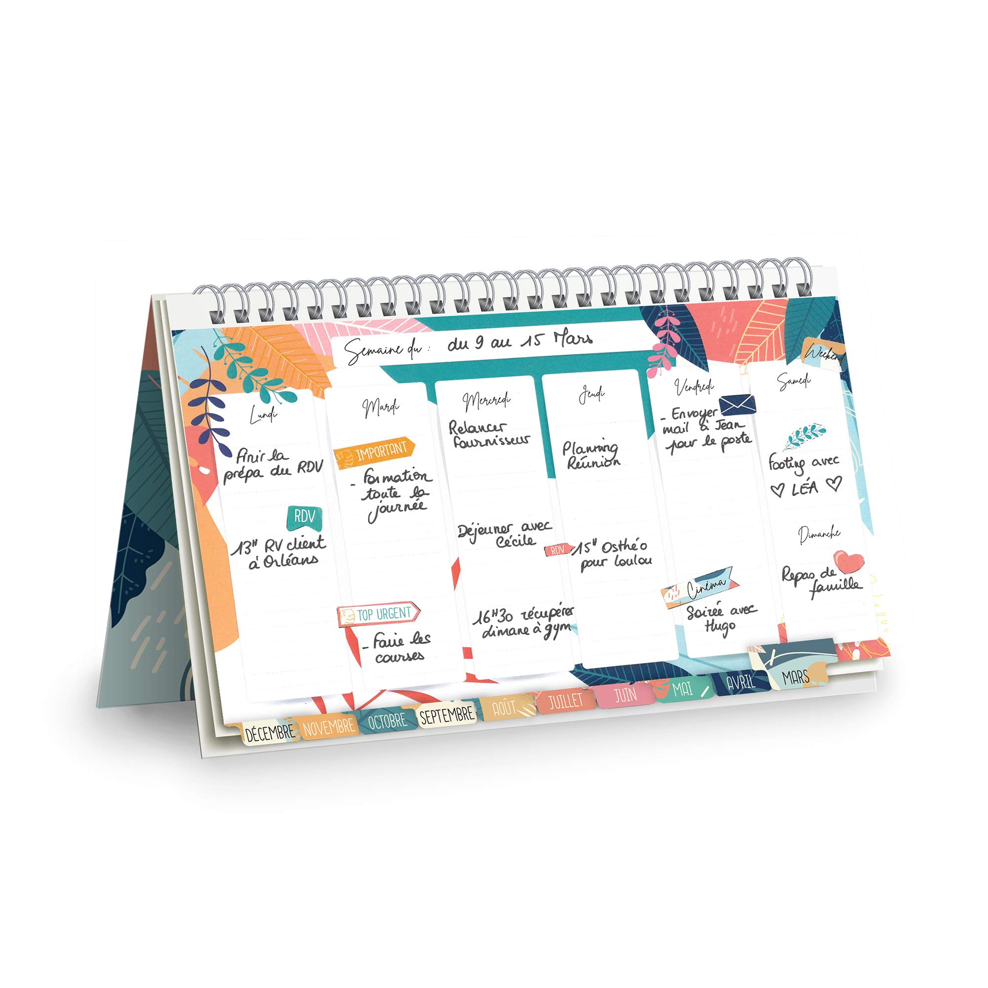 uni-ball-weekly-planner-agenda-hebdomadaire-non-dat-300-accessoires image 5