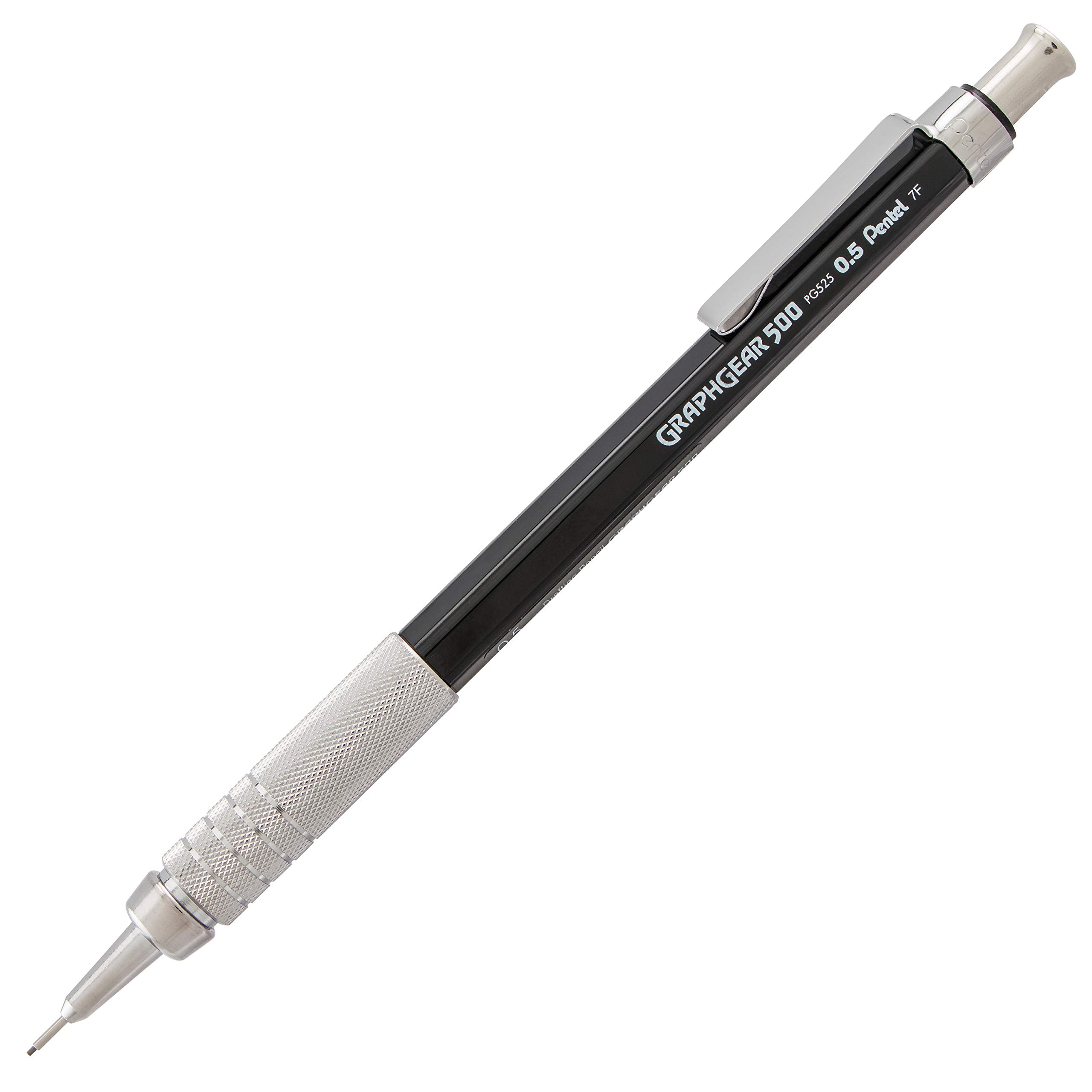 pentel-graphgear-500-pg525-porte-mine-0-5-mm-noir-lot-de-4 image 2