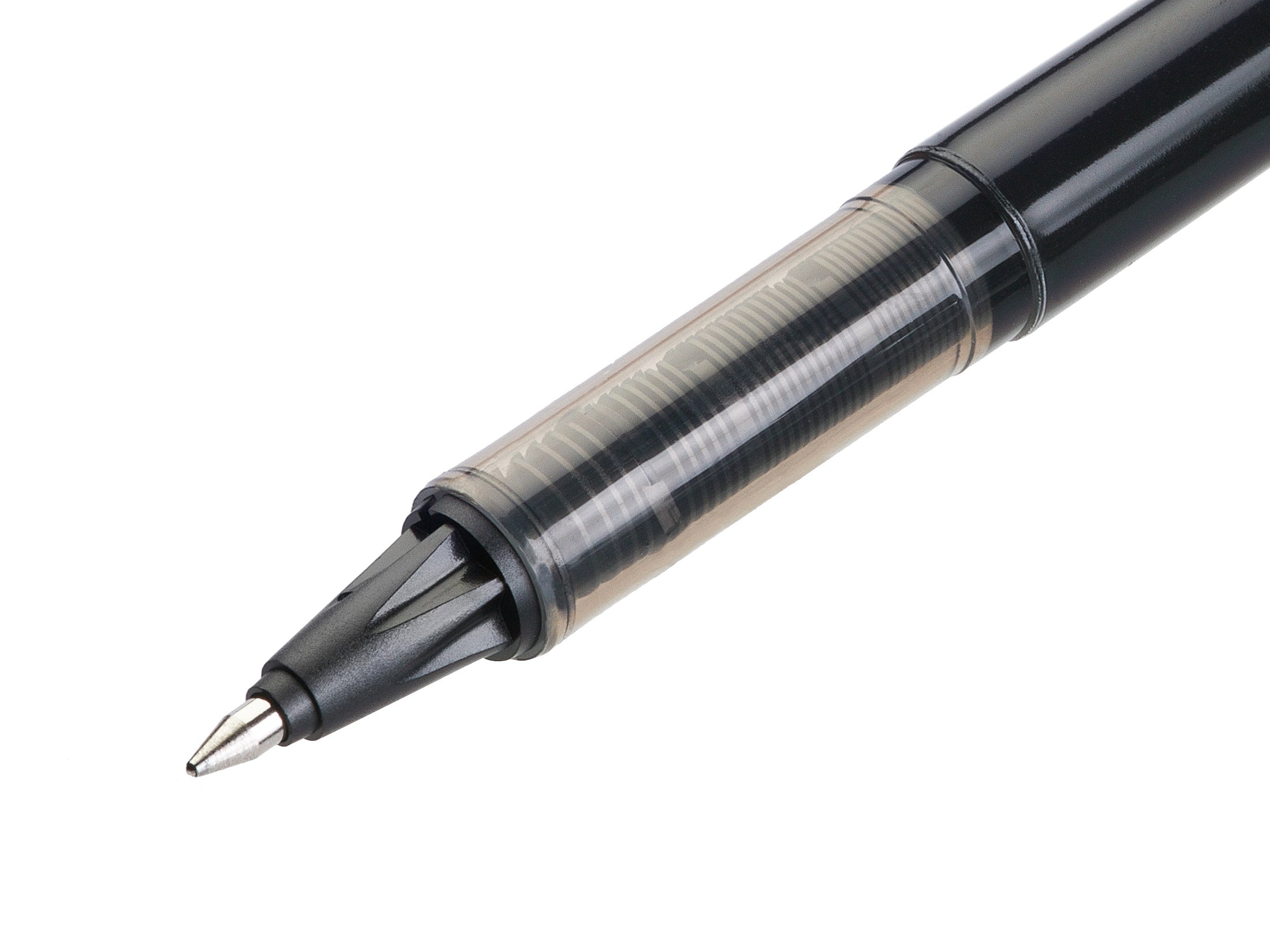 pilot-v-ball-07-stylo-roller-encre-liquide-pointe-moyenne-lot-de-4-noirs image 3