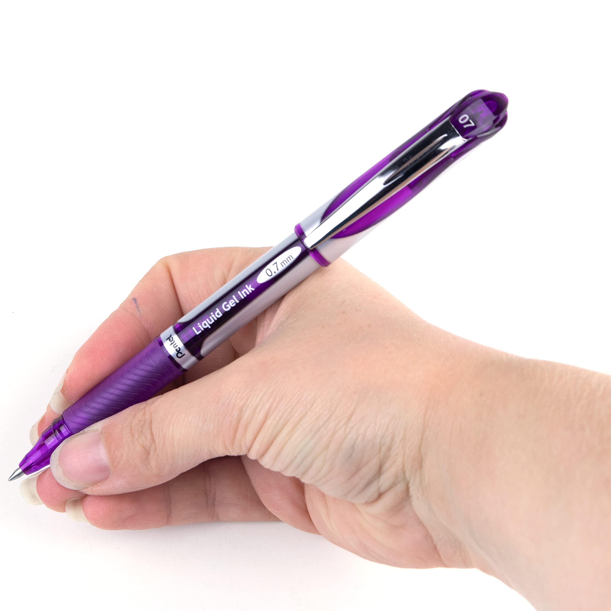 pentel-energel-roller-gel-0-7-mm-violet-lot-de-12 image 5