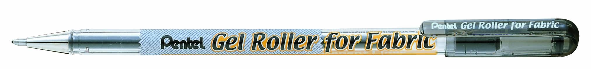 pentel-arts-kit-cr-atif-fabric-fun-pts-7-gel-roller-tissu-bn15-noir-avec-chausse image 5