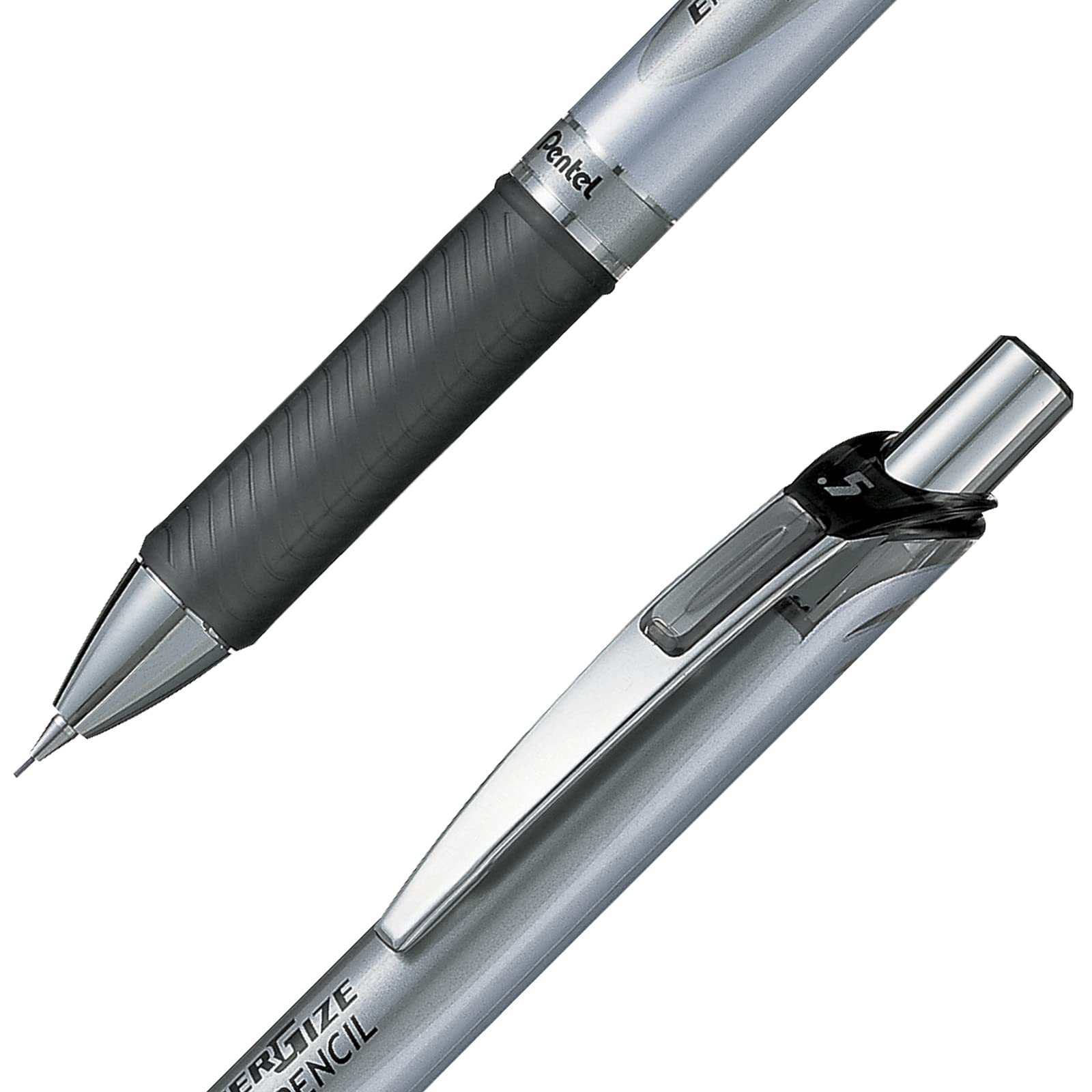 pentel-pl75-a-porte-mines-aluminium-0-5-mm-noir-lot-de-12 image 3