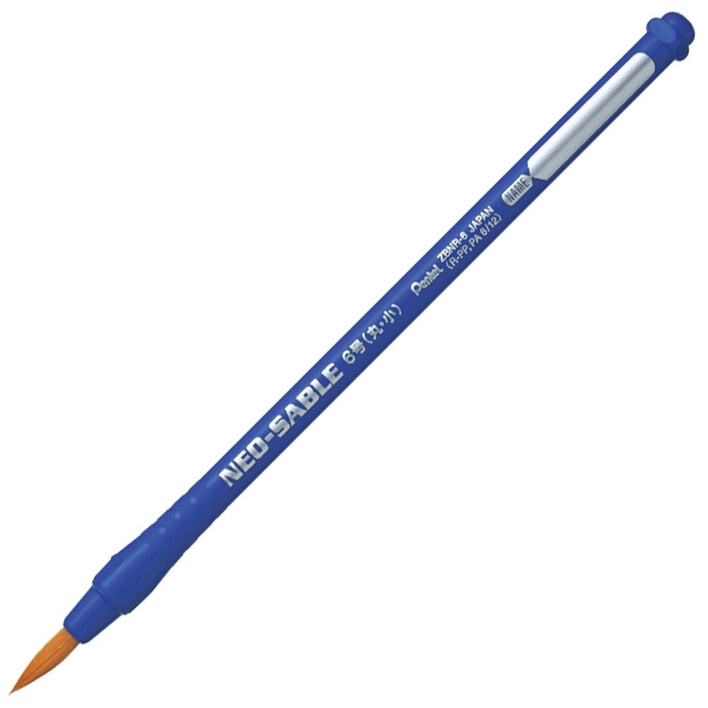 pentel-zbnr-18-bo-te-de-10-pinceaux-n-18-poils-synth-tiques-manche-imputrescible image 3