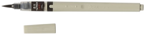 pentel-fp6l-m-pinceau-rechargeable-calligraphie-japonaise-pointe-synth-tique-fin image 2