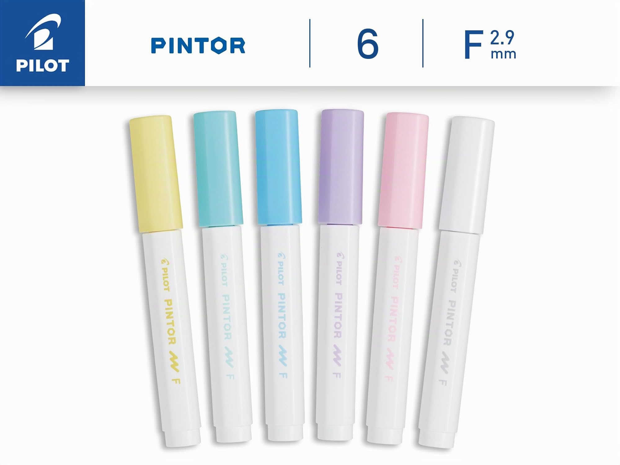 pilot-pintor-marqueur-peinture-multi-surfaces-pointe-fine-couleurs-pastel-pochet image 2
