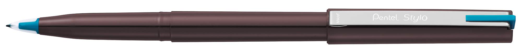 pentel-tradio-jm20-s-feutre-plume-lot-de-12-bleu-ciel image 1