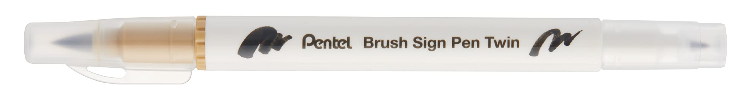pentel-arts-brush-sign-pen-twin-sesw30c-bois-brut-lot-de-10-feutres-pinceau-bi-p image 4