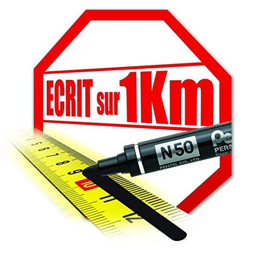 pentel-n50-marqueur-permanent-pointe-conique-bleu-lot-de-3 image 5