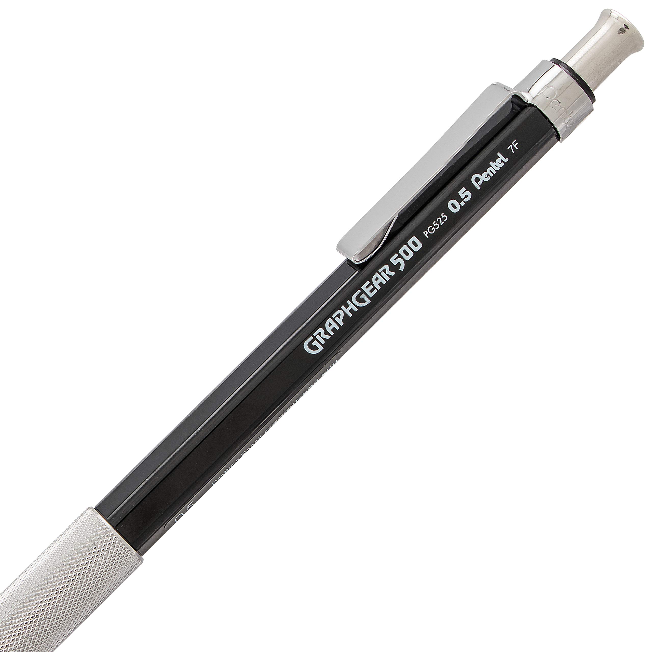 pentel-graphgear-500-pg525-porte-mine-0-5-mm-noir-lot-de-4 image 3