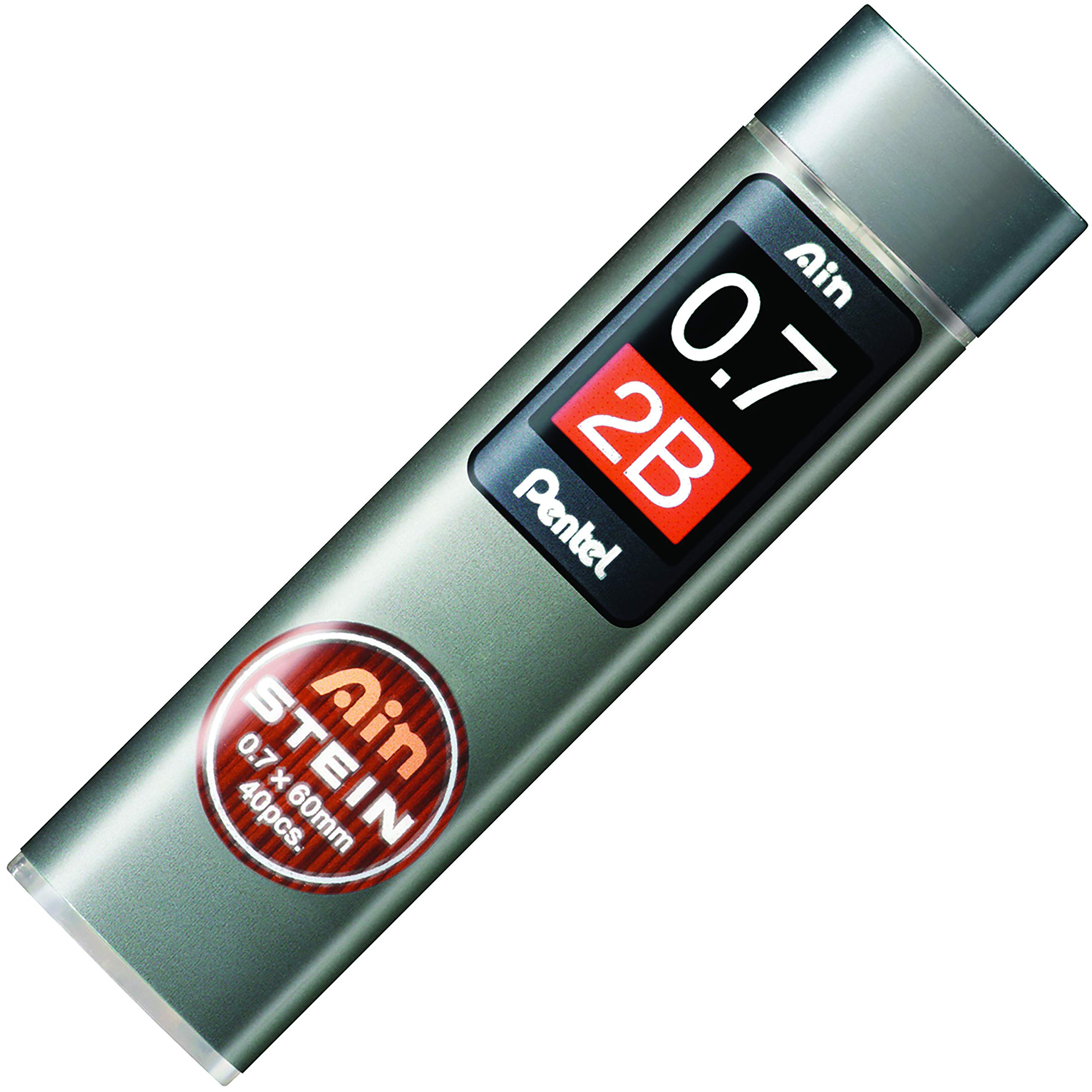 pentel-c277-2b-lot-de-12-tuis-de-40-mines-0-7-mm-2b-ain-stein image 2