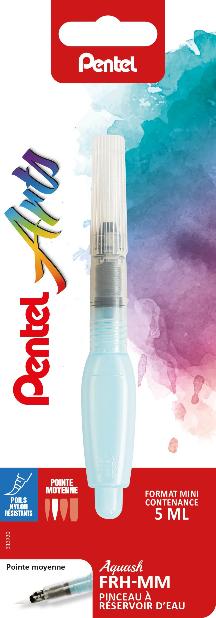 pentel-aquash-brush-frh-mm-mini-pinceau-r-serve-d-eau-5-ml-pointe-moyenne image 2