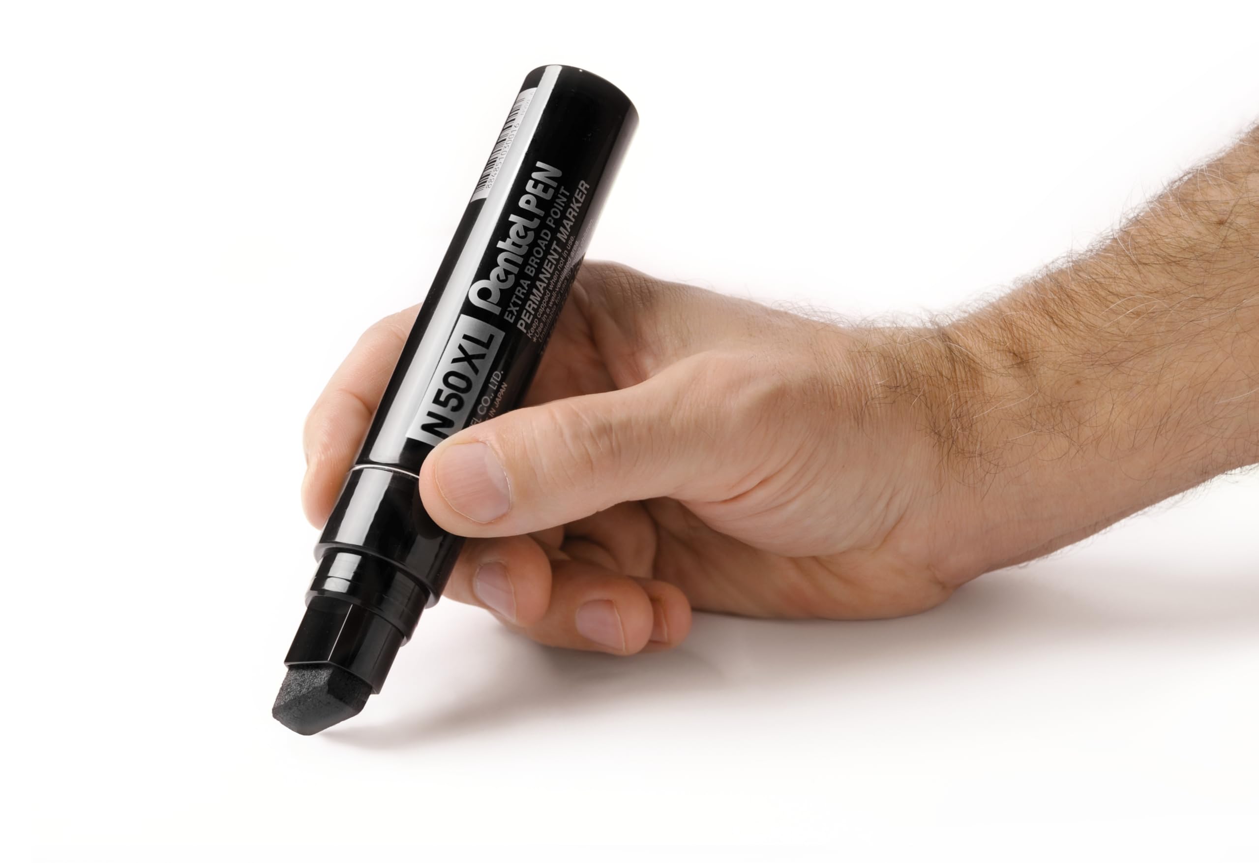 pentel-n50xl-marqueur-permanent-noir-pointe-biseaut-e-8-15-4-mm image 3