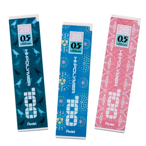 pentel-hi-polymer-c205ib-2b-mines-0-5-mm-2b-lot-de-10-tuis-de-40-mines-inblooom image 4