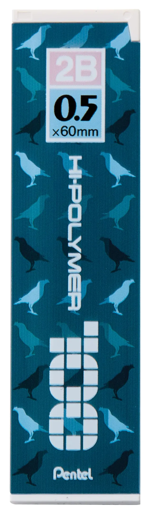 pentel-hi-polymer-c205ib-2b-mines-0-5-mm-2b-lot-de-10-tuis-de-40-mines-inblooom image 1