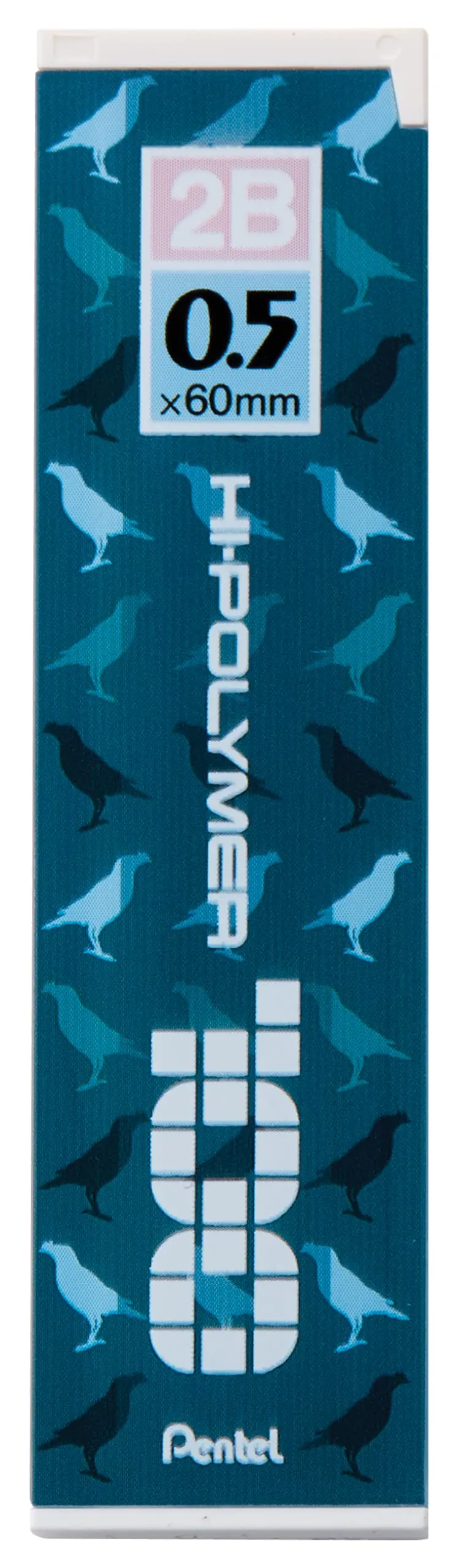 pentel-hi-polymer-c205ib-2b-mines-0-5-mm-2b-lot-de-10-tuis-de-40-mines-inblooom image 1