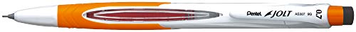 pentel-jolt-lot-de-12-porte-mines-0-7-mm-orange-blanc image 6