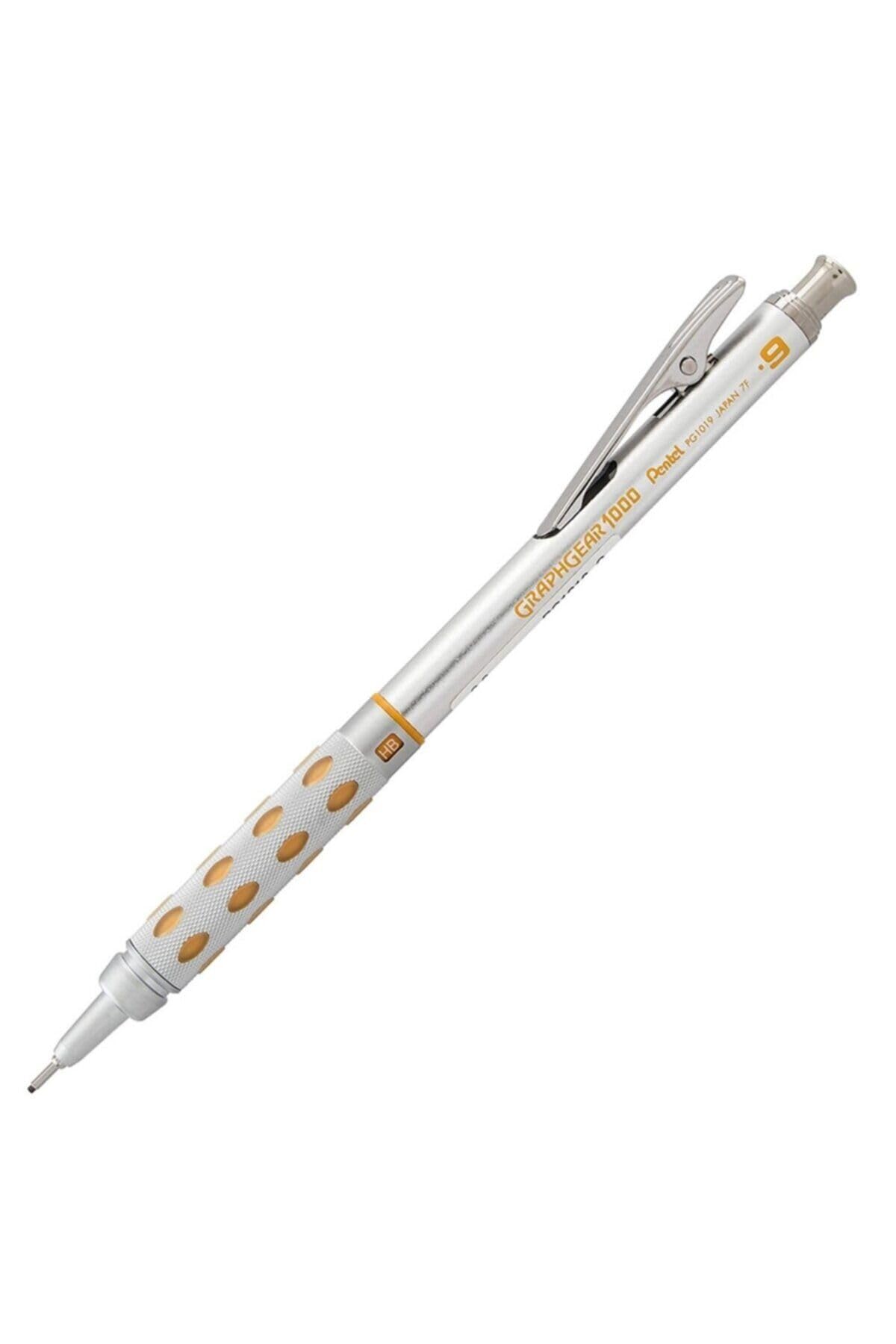 pentel-graphgear-1000-lot-de-12-porte-mines-0-9-mm-m-tal-canon-r-tractable image 1