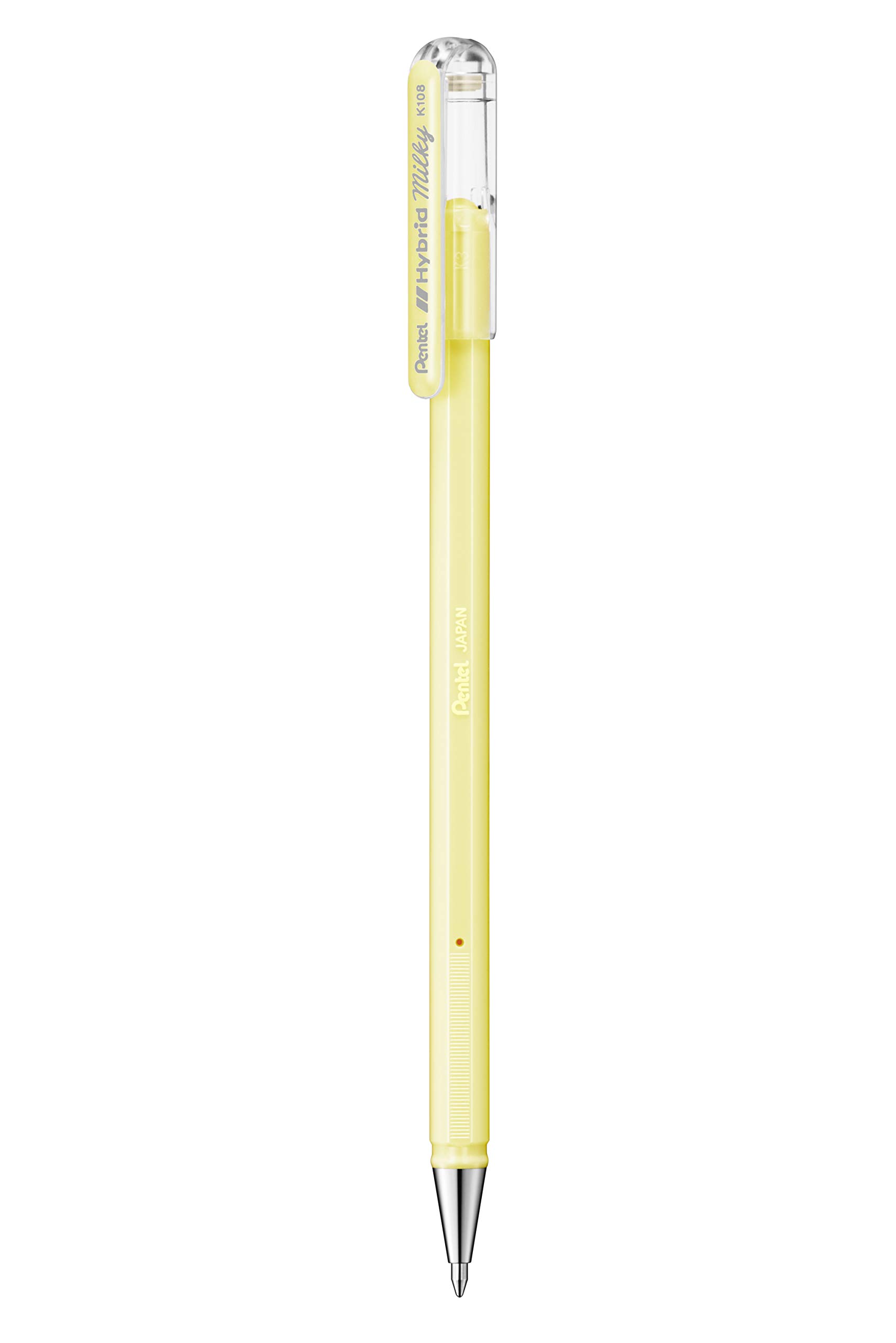 pentel-hybrid-milky-k108-p-lot-de-12-rollers-gel-pastel-rose-0-8-mm image 7